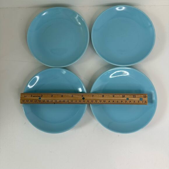 Vintage Salem, North Star, Atomic Starburst, 1 luncheon plate and 8 saucers - Picture 9 of 15